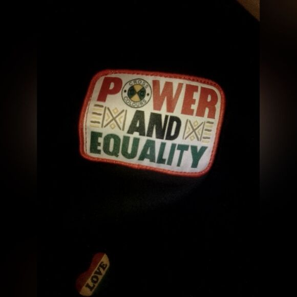 Unisex Cross Colours Patches Hoodie - Black, Size (XS) LIKENEW! - Picture 8 of 8